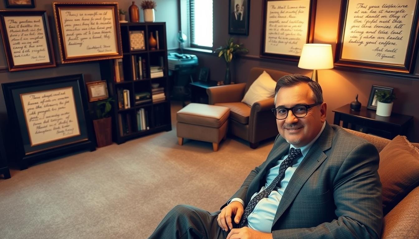 A cozy living room with plush carpeting and warm lighting, showcasing framed customer testimonials about the exceptional services of Tower Quality Cleaning, a top-rated carpet steam cleaning company in Melbourne. The testimonials are handwritten on vintage-style paper, exuding a sense of authenticity and personal touch. In the foreground, a well-dressed customer is seated comfortably, expressing their satisfaction with the professional work done by the cleaning crew. The background features a bookshelf, potted plants, and a cozy armchair, creating a welcoming and inviting atmosphere that reflects the high-quality experience customers have come to expect from Tower Quality Cleaning. A cozy living room with plush carpeting and warm lighting, showcasing framed customer testimonials about the exceptional services of Tower Quality Cleaning, a top-rated carpet steam cleaning company in Melbourne. The testimonials are handwritten on vintage-style paper, exuding a sense of authenticity and personal touch. In the foreground, a well-dressed customer is seated comfortably, expressing their satisfaction with the professional work done by the cleaning crew. The background features a bookshelf, potted plants, and a cozy armchair, creating a welcoming and inviting atmosphere that reflects the high-quality experience customers have come to expect from Tower Quality Cleaning.